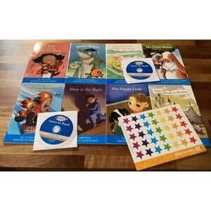 HOOKED ON PHONICS Learn to Read Levels 7 & 8 Books DVDs and Stickers